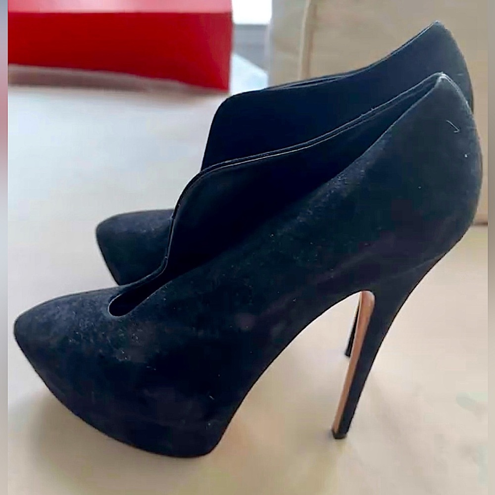 CASADEI Suede Ankle Boots